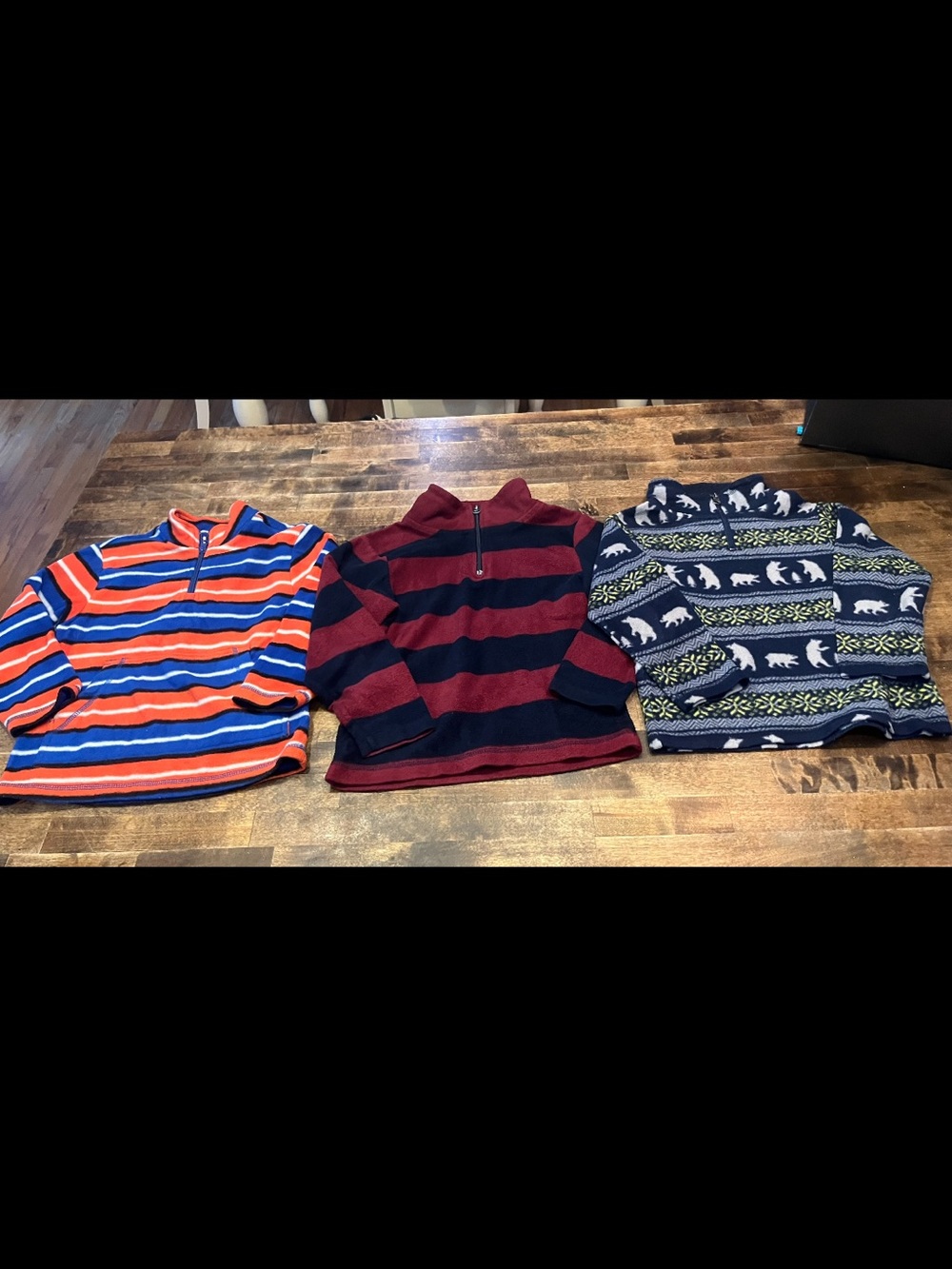 Bundle Boys Quarter-Zip fleece Pullovers - size 5-6
